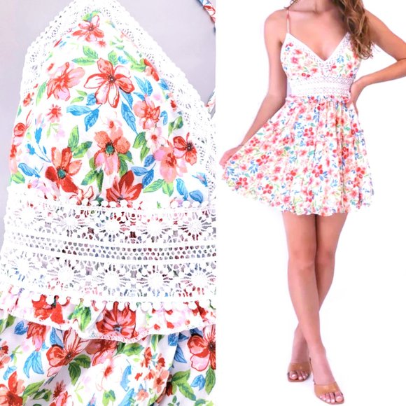 Rue21 | Dresses | Like New Rue2 Smocked Tiered Floral Mini Dress ...